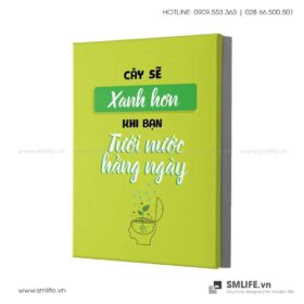 Tranh động lực văn phòng | Cây sẽ Anh Hơn khi bạn Tưới Nước Hằng Ngày