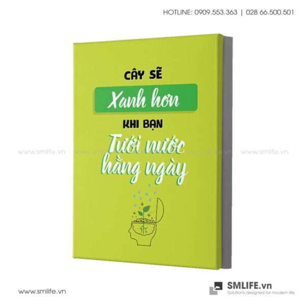 Tranh động lực văn phòng | Cây sẽ Anh Hơn khi bạn Tưới Nước Hằng Ngày