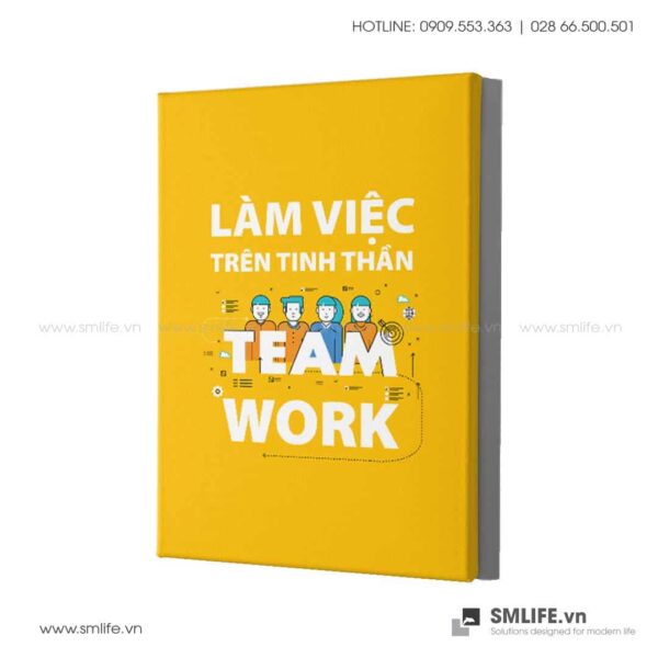 Tranh động lực văn phòng | Làm việc trên tinh thần team work