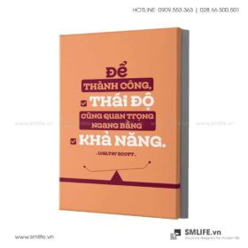 Tranh động lực văn phòng | Để thành công thái độ cũng quan trọng ngang bằng khả năng