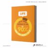 Tranh động lực văn phòng | Life is 10 % what happens to you, and 90 % how you react to it