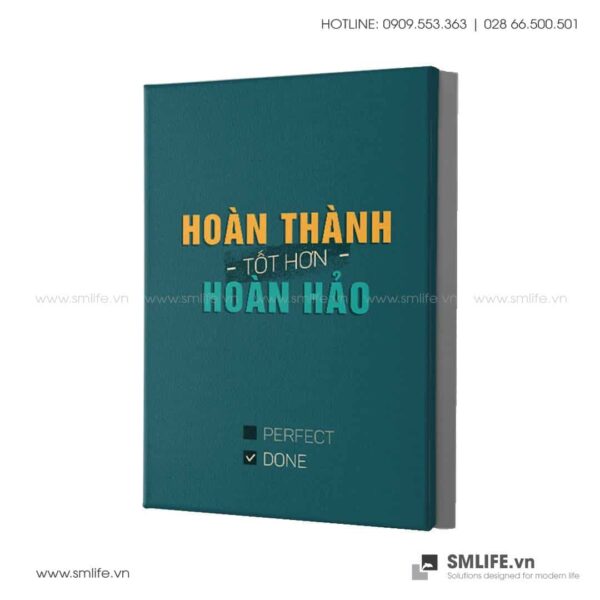 Tranh động lực văn phòng | Hoàn thành tốt hơn hoàn hảo