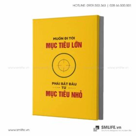 Tranh động lực văn phòng | Muốn đi tới mục tiêu lớn, phải bắt đầu từ mục tiêu nhỏ