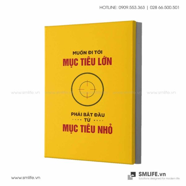 Tranh động lực văn phòng | Muốn đi tới mục tiêu lớn, phải bắt đầu từ mục tiêu nhỏ
