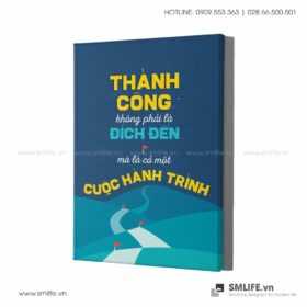 Tranh động lực văn phòng | Thành công không phải là đích đến, mà là cả một cuộc hàng trình