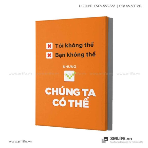 Tranh động lực văn phòng | Tôi không thể, bạn không thể nhưng chúng ta có thể