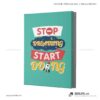 Tranh động lực SMLIFE 8 1 Tranh động lực văn phòng | Stop Dreaming Start Doing