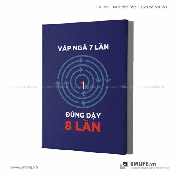 TRanh động lực văn phòng | Vấp ngã 7 lần, đứng dậy 8 lần