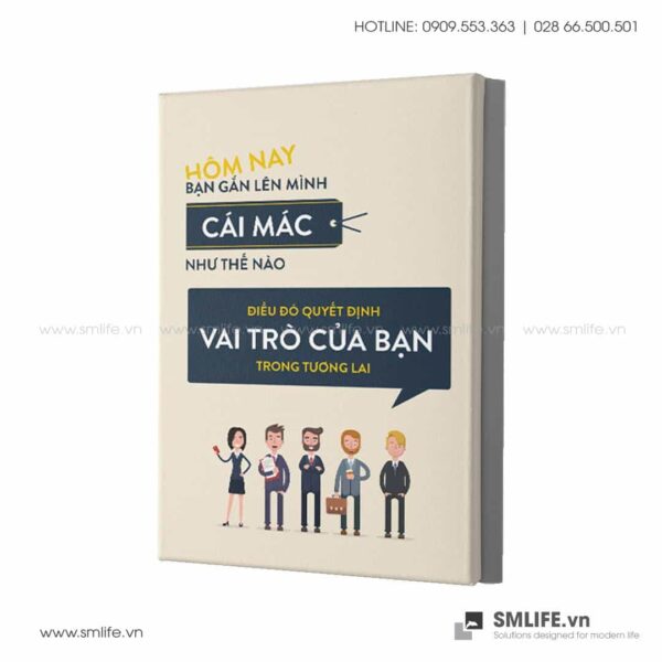 Tranh động lực văn phòng | Hôm nay bạn gắn lên mình cái mác như thế nào, điều đó quyết định vai trò của bạn trong tương lai