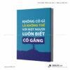 Tranh động lực văn phòng | Không có gì là không thể với một người luôn biết cố gắng