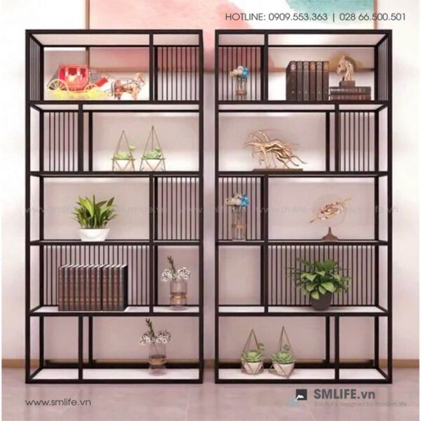 Kệ sắt đứng kiêm vách ngăn