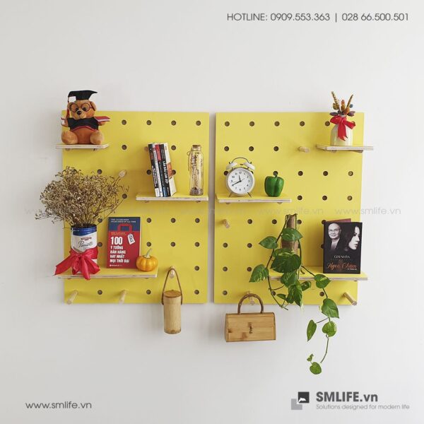 Bảng Gỗ Đục Lỗ SMLIFE Pegboard WP2 | SMLIFE.vn