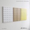 Bộ 3 Bảng Gỗ Đục Lỗ Pegboard 80x60cm | SMLIFE.vn