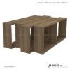 Bàn trà gỗ hiện đại Calvin - Vì một sứ mệnh nội thất gỗ tự lắp ráp | SMLIFE