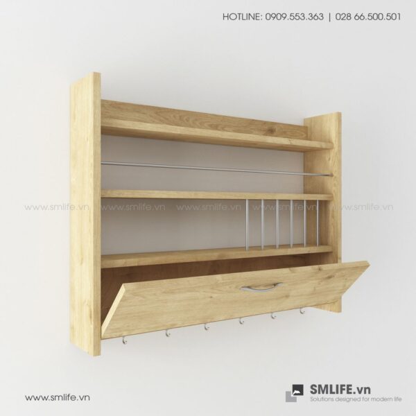 Kệ gỗ nhà bếp Knott  - Vì một sứ mệnh nội thất gỗ tự lắp ráp | SMLIFE