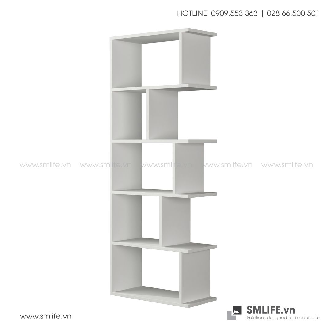 Kệ sách gỗ hiện đại Bayside  - Vì một sứ mệnh nội thất gỗ tự lắp ráp | SMLIFE