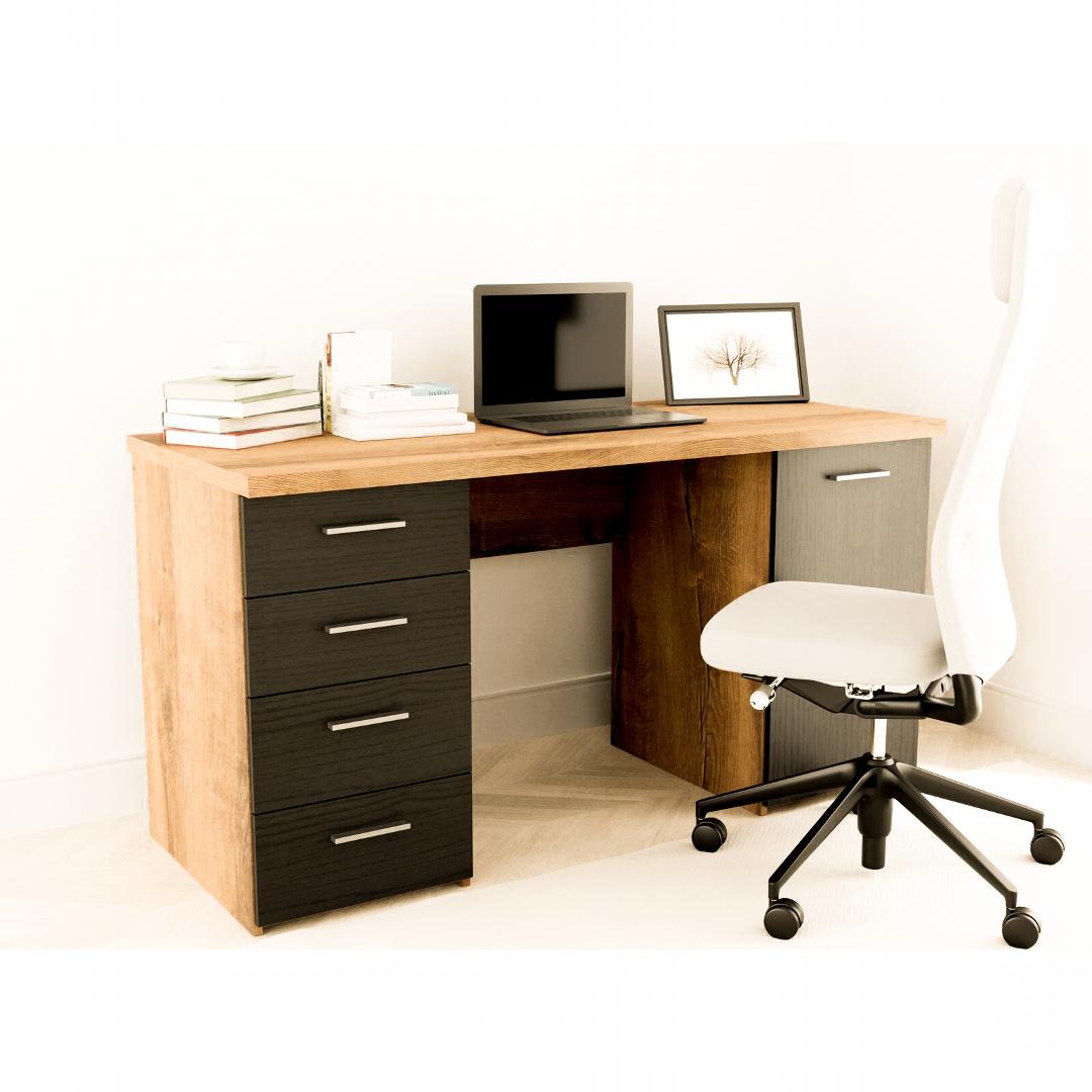 Ban lam viec ban hoc go hien dai Daisy 12 SMLIFE | Bàn làm việc, bàn học gỗ hiện đại Daisy