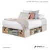 Giường ngủ gỗ hiện đại Scottie (1)