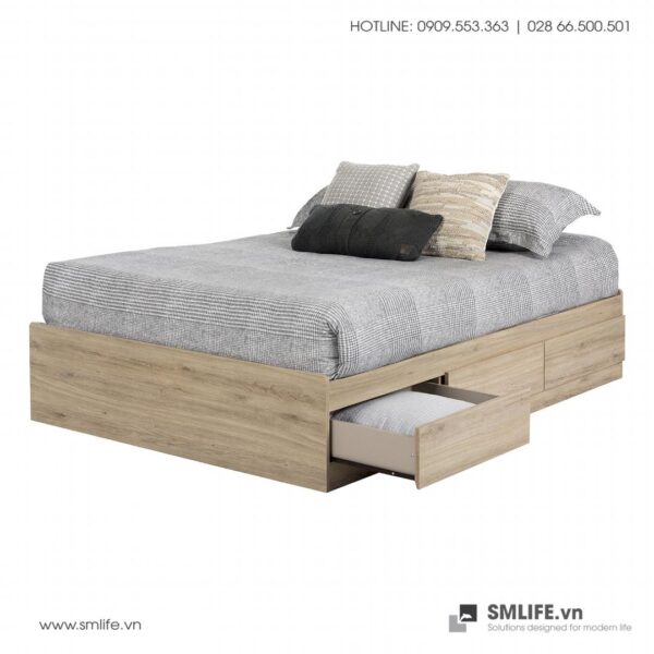 Giường ngủ gỗ hiện đại Sundar (1)