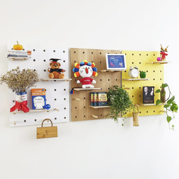 Bảng Gỗ Đục Lỗ Pegboard WP3s (Combo Special)