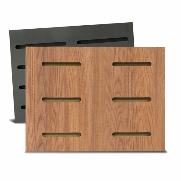 Tấm gỗ xẻ rãnh Dash Panel - Walnut nhạt (1)