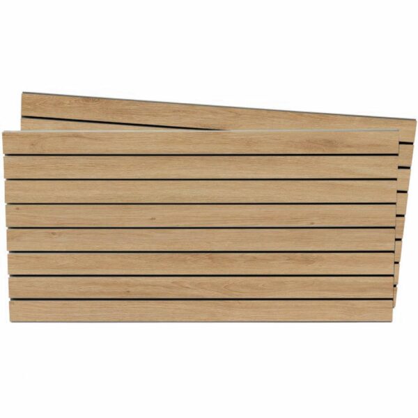 Tấm gỗ xẻ rãnh Slatwall - Vân Sồi (1)