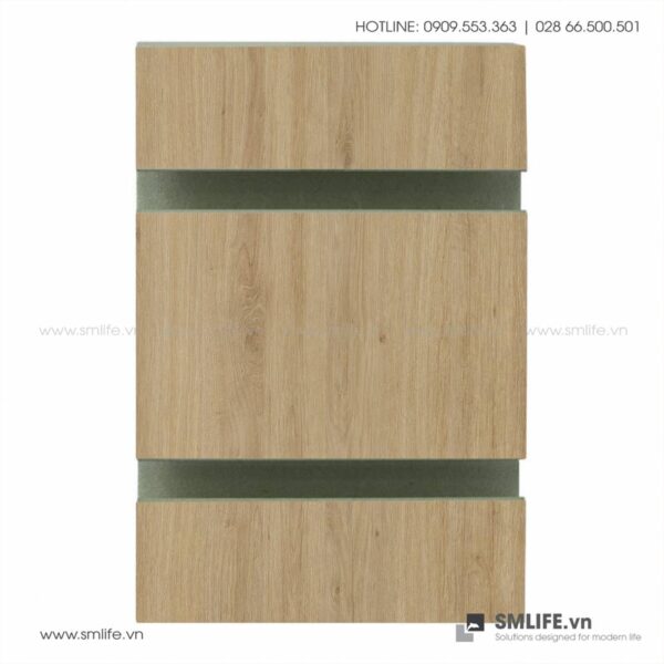 Tấm gỗ xẻ rãnh Slatwall - Vân Sồi (4)