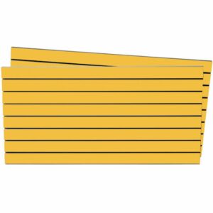 Tấm gỗ xẻ rãnh Slatwall - Vàng (1)