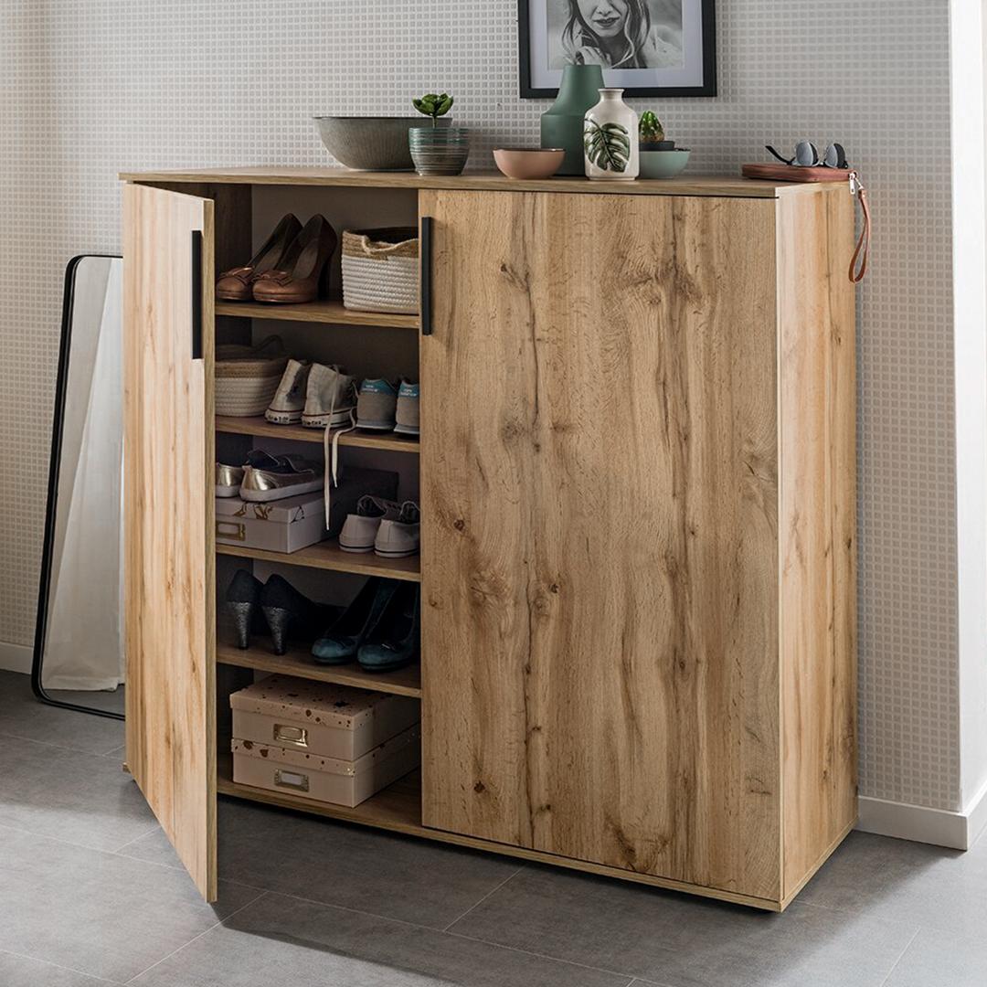 Ke de giay go hien dai Rayban 2 Kệ để giầy gỗ hiện đại Rayban (2)