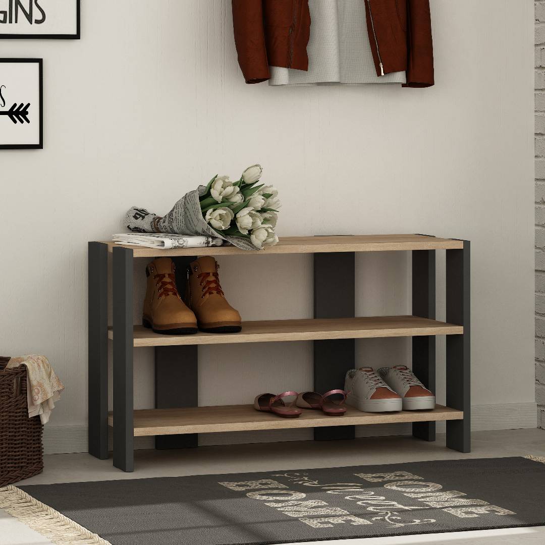 Kệ gỗ để giầy hiện đại Riley (6)