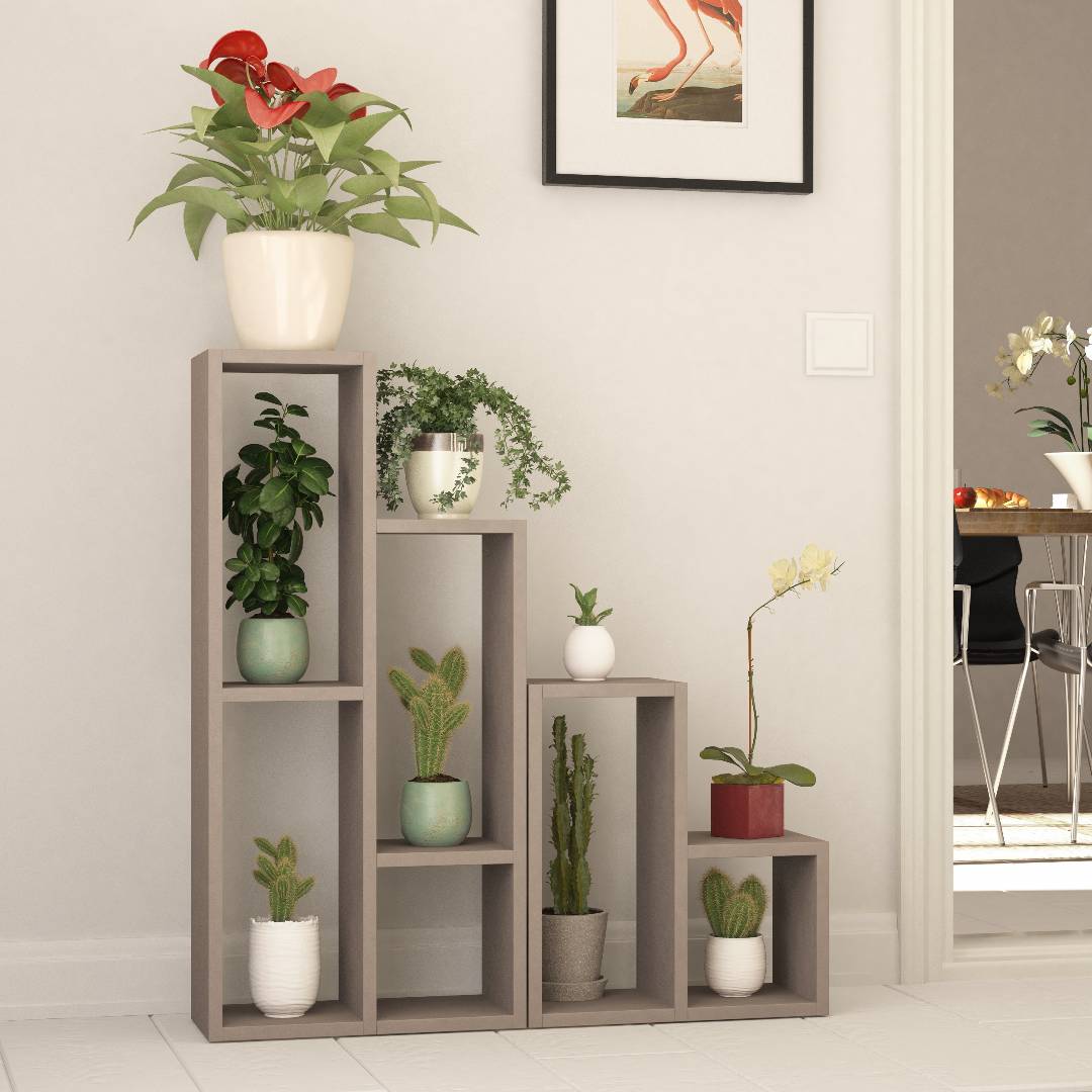 Kệ gỗ trang trí cây cảnh Ponce (9)