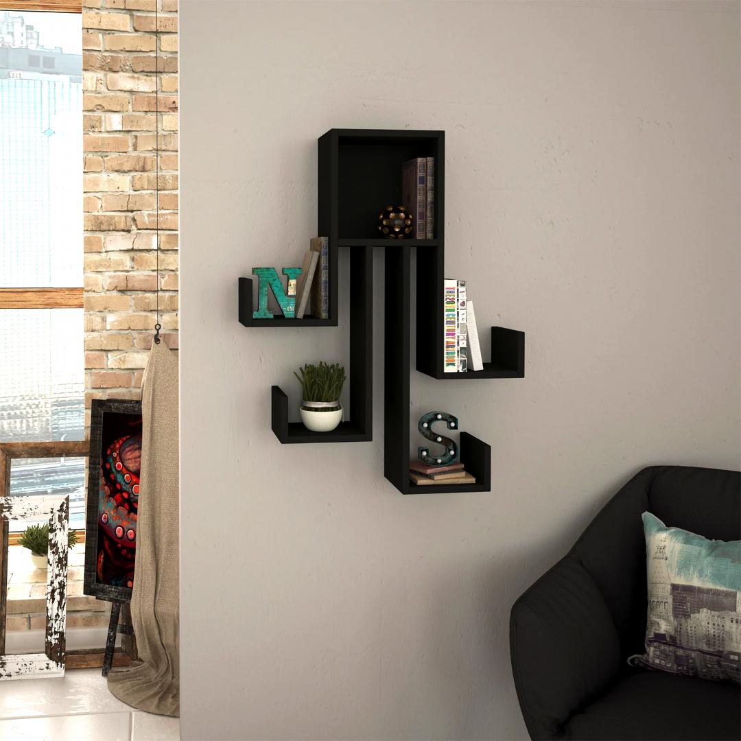 Kệ gỗ treo tường trang trí hiện đại Wyomia (5)