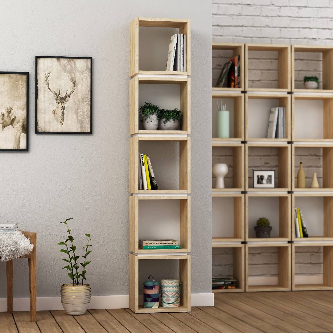 Ke sach go hien dai Braeside 9 Kệ sách gỗ hiện đại Braeside (11)