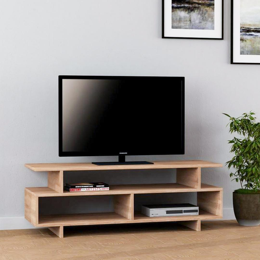 Kệ TV gỗ hiện đại Talima sở hữu thiết kế sang trọng và tinh tế, với những đường nét đơn giản và phong cách trang nhã. Sản phẩm này sẽ mang đến cho không gian phòng khách của bạn một nét đẹp hiện đại và thời thượng, đồng thời vẫn giữ được tính tiện ích và sự bền vững.