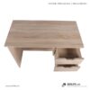 Bàn làm việc, bàn học gỗ hiện đại Dortin (3)