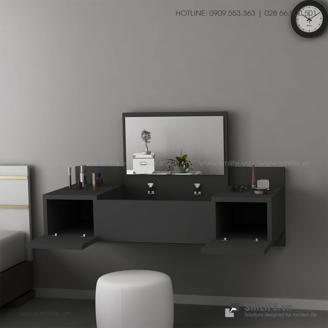 Bàn trang điểm gỗ hiện đại Madalsa (5)