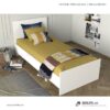 Giường ngủ gỗ hiện đại Silverline (4)