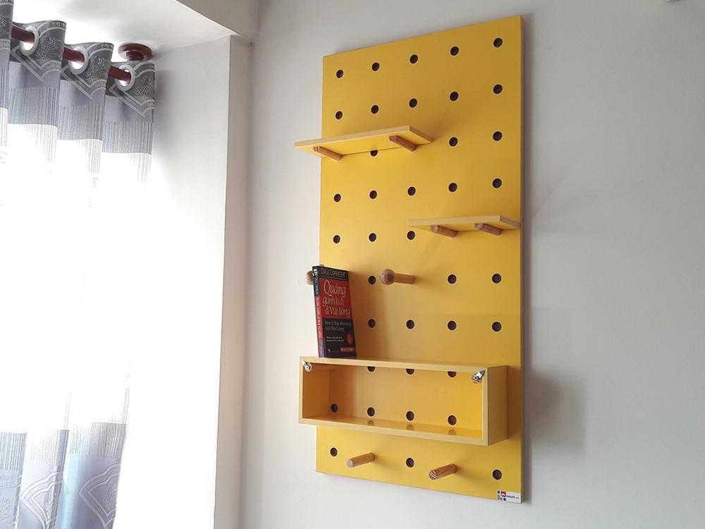 Pegboard gỗ, railshelf SMLIFE (11)