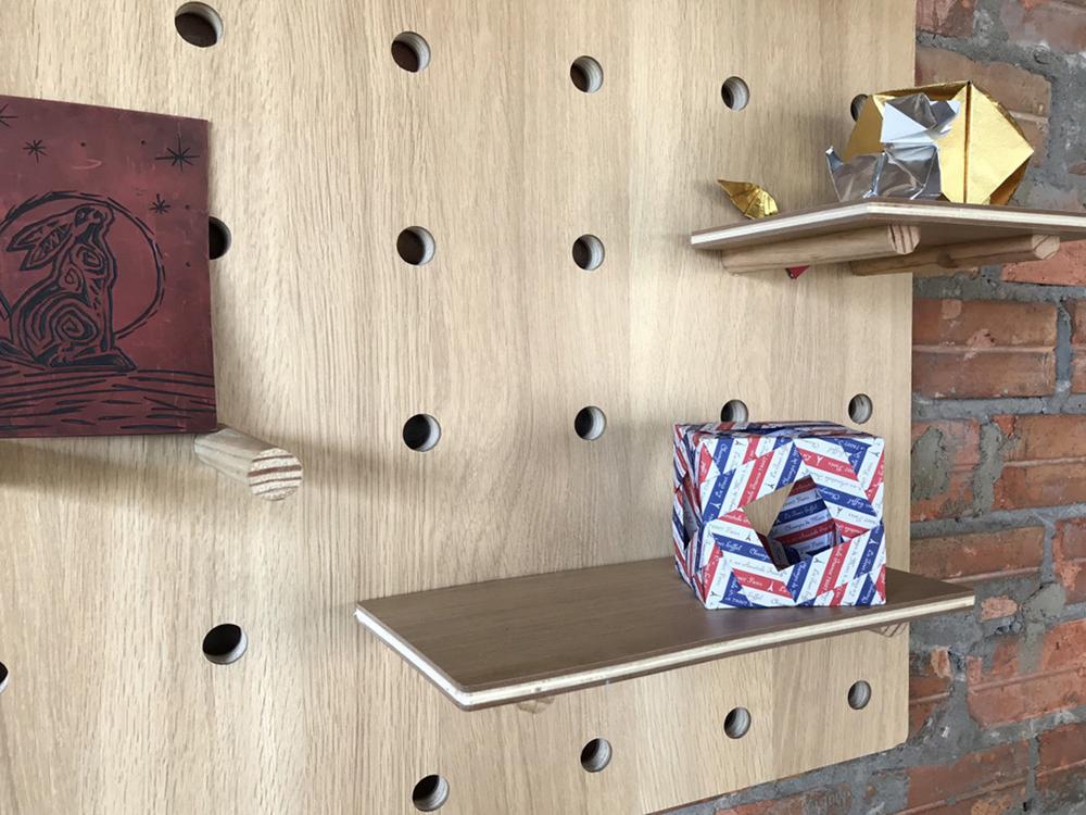 Pegboard gỗ, railshelf SMLIFE (16)
