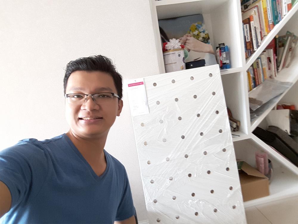 Pegboard gỗ, railshelf SMLIFE (23)