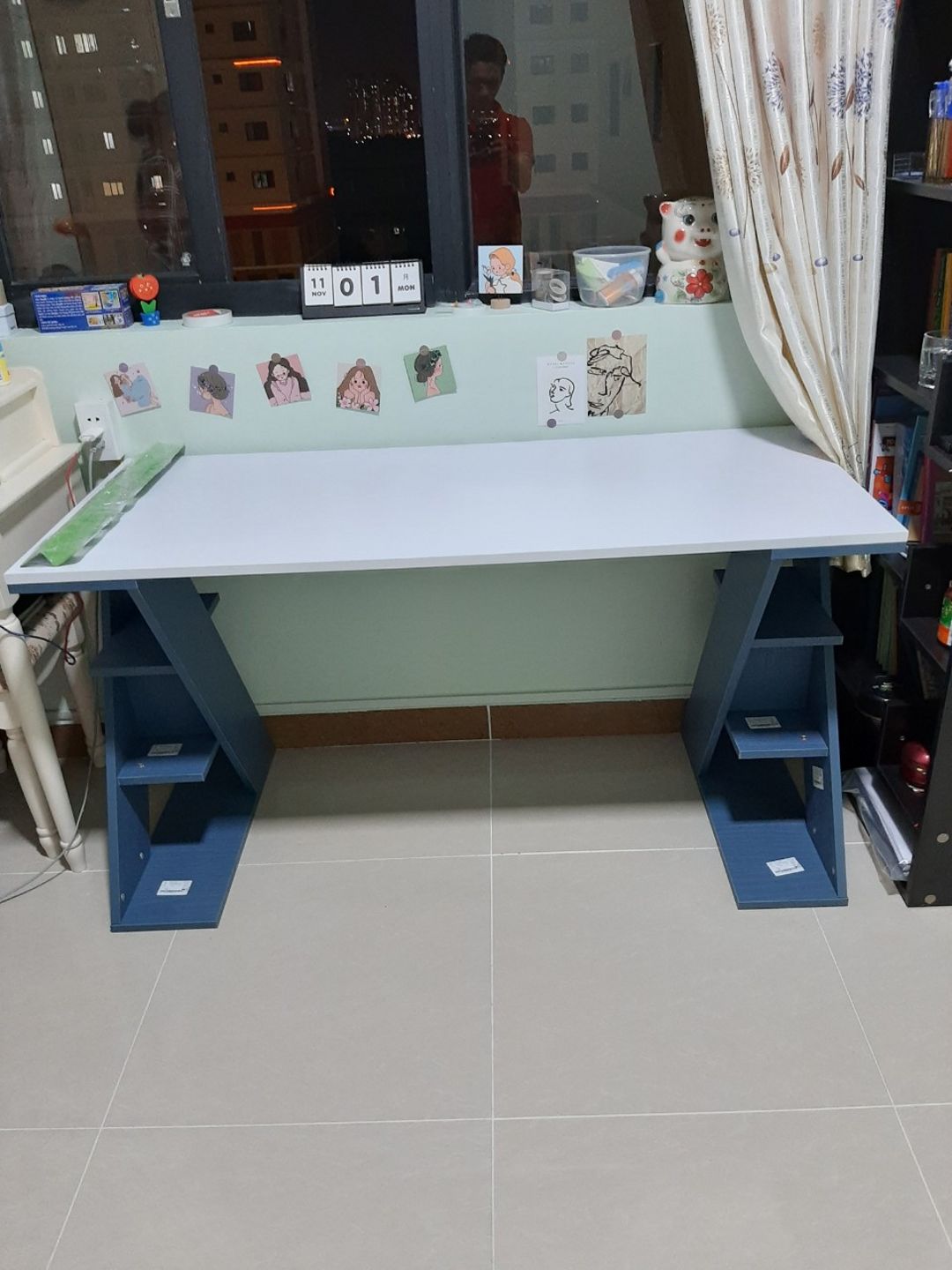 Ban go lam viec hien dai Dearborn 2 Bàn gỗ làm việc hiện đại Dearborn (2)