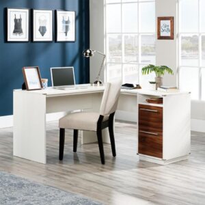 Ban lam viec ban hoc go hien dai Drew 1 300x300 1 bàn chữ L kết hợp kệ sách
