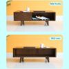 Bàn sofa gỗ tự nhiên Amory | SMLIFE.vn