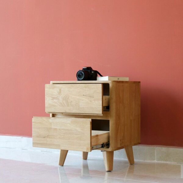 Tủ đầu giường gỗ tự nhiên Acacia | SMLIFE.vn