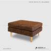 Đôn sofa Vinsage - Walnut Nhạt