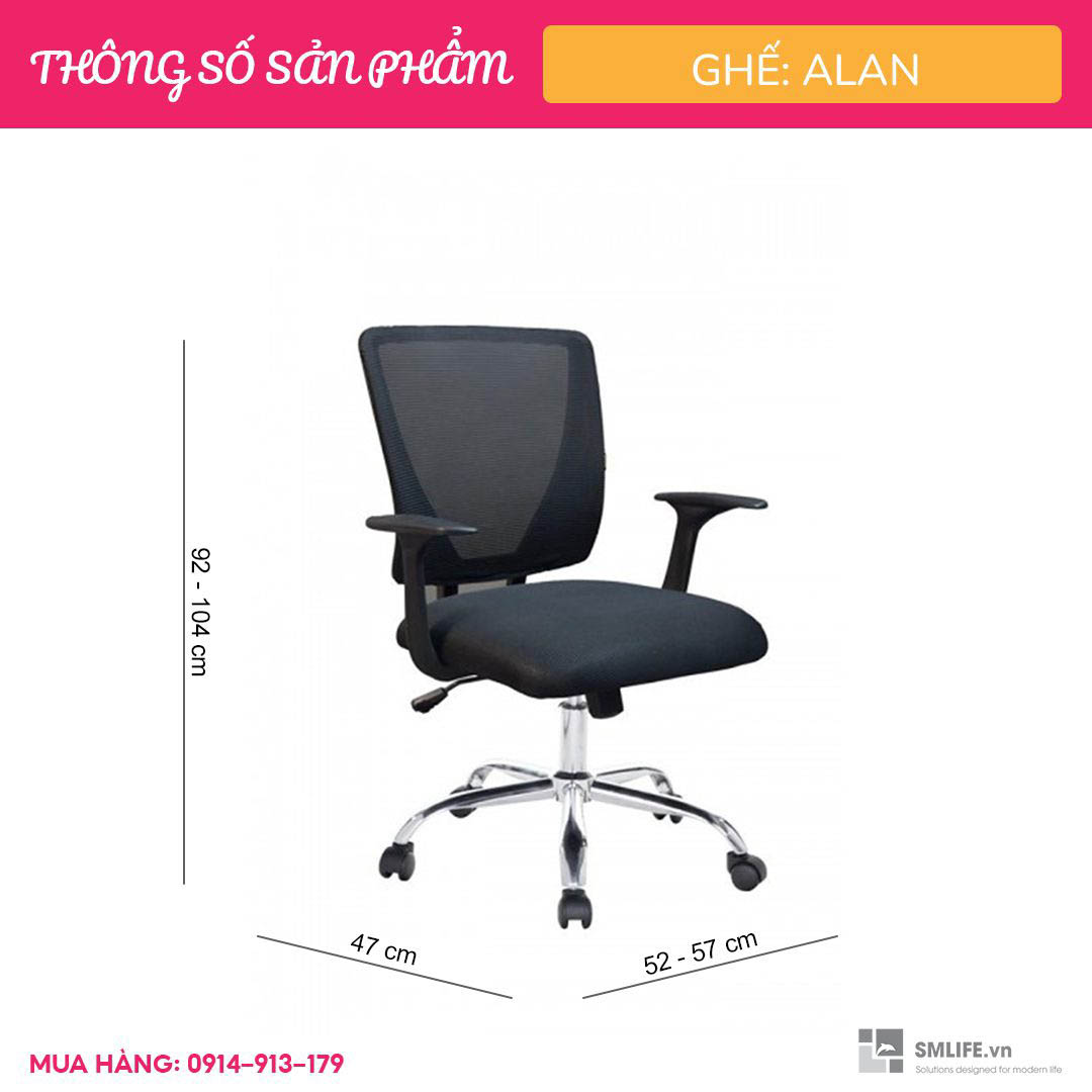 Ghe xoay nhan vien ALAN 2 compressed | SMLIFE