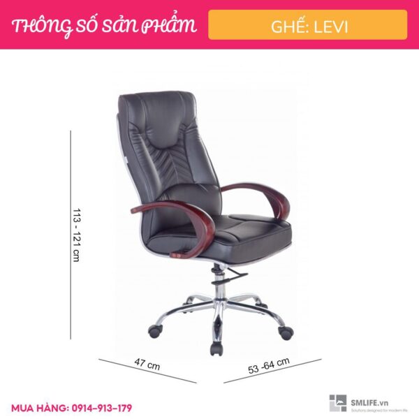 Ghế xoay văn phòng lưng cao bọc da Levi (3)_compressed