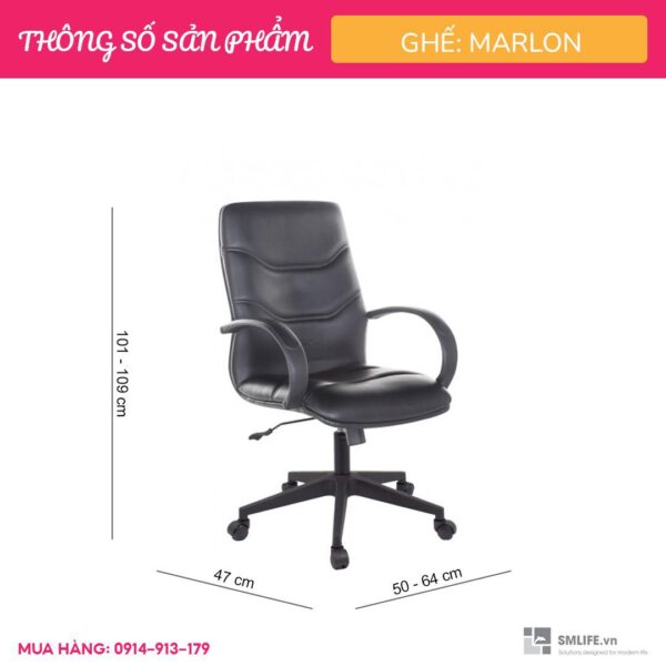 Ghế xoay văn phòng lưng cao bọc da Marlon (2)_compressed