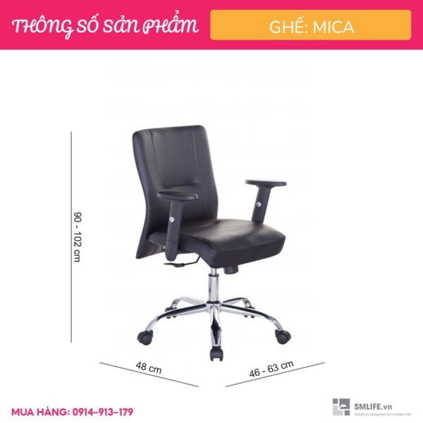 Ghế xoay văn phòng lưng trung rời bọc da Mica (2)_compressed