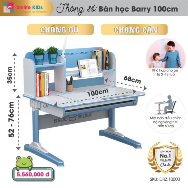 Ban hoc thong minh Barry 100cm 2 | SMLIFE